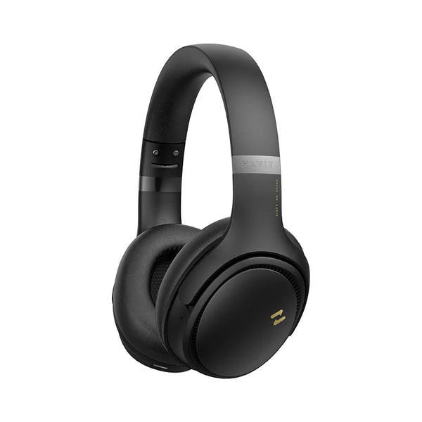 سماعة الرأس Havit H630BT PRO اللاسلكية (ANC) إلغاء ضوضاء نشط، بطارية  50  ساعة، وتصميم قابل للطي مع Type-C