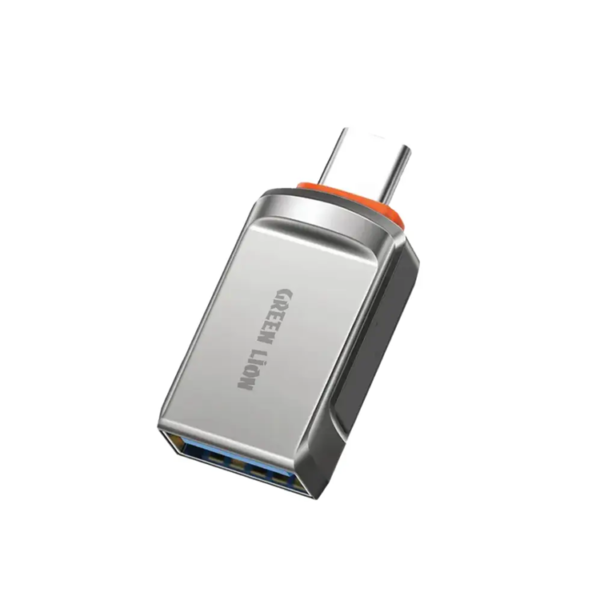 Green Lion OTG ADAPTER USB-A TO USB-C GRAY