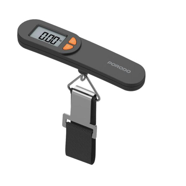 Porodo Lifestyle Accuscale High-Precision Luggage Scale – Black