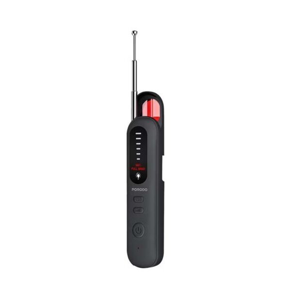 Porodo All-in-1 Hidden Camera Detector with Built-in Antenna 300mAh Black