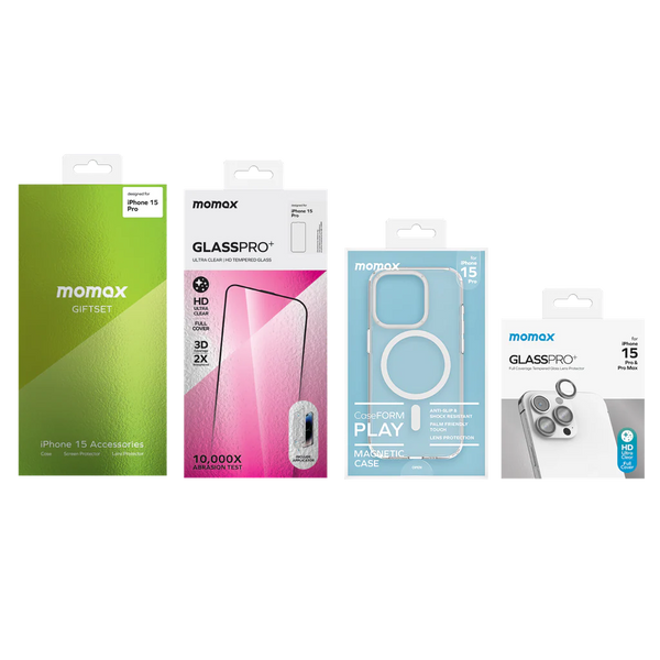 momax iphone 15 accsessories 3 in 1