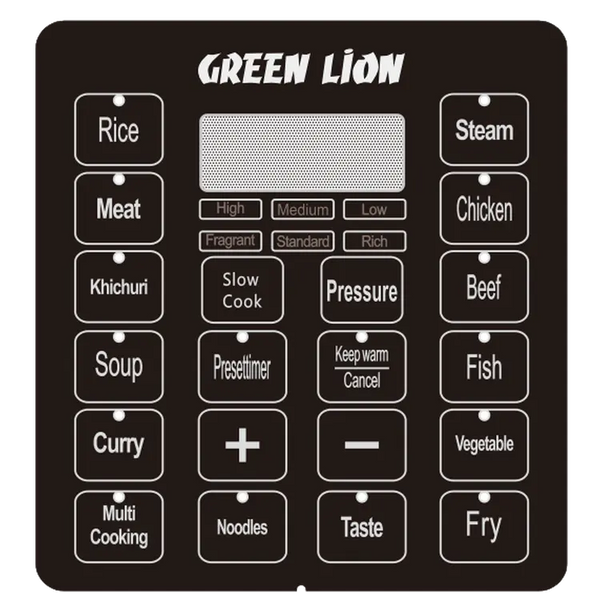 Green Lion 8L Electric Pressure Cooker, Auto Warm Function