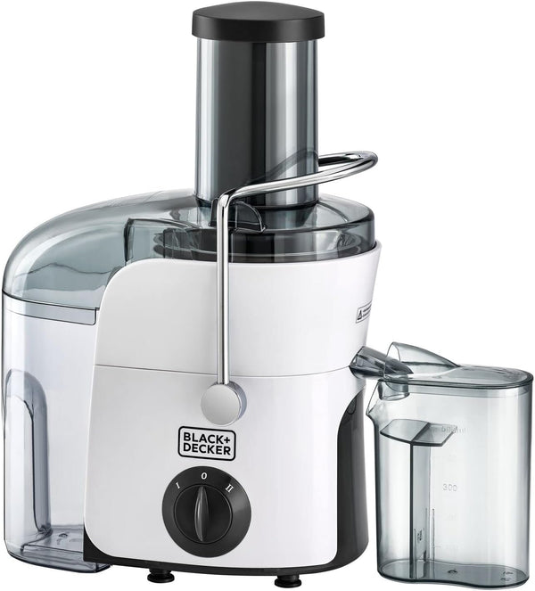 BLACK+DECKER Juicer Extractor, 800W Power with Copper Motor, 500ml Juice collector, 1.5L Large pulp container