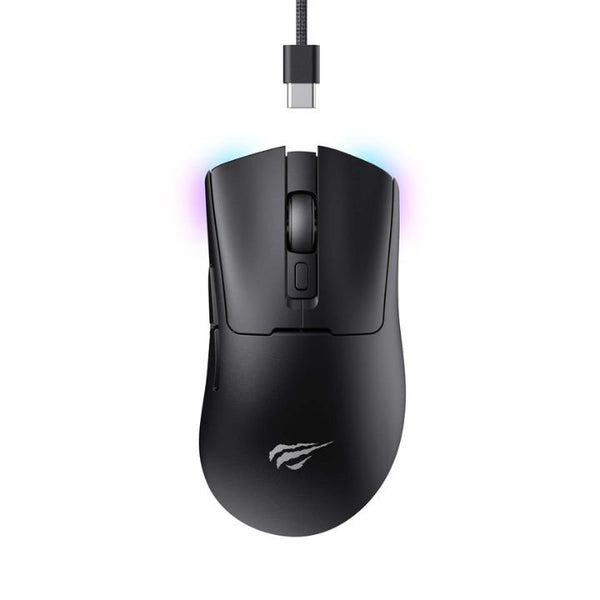 ماوس الألعاب Havit MS966WB اللاسلكي (Quad-Mode) حرية الاتصال القصوى:  4  أوضاع اتصال، دقة  10,000DPI ، ووزن خفيف  69g