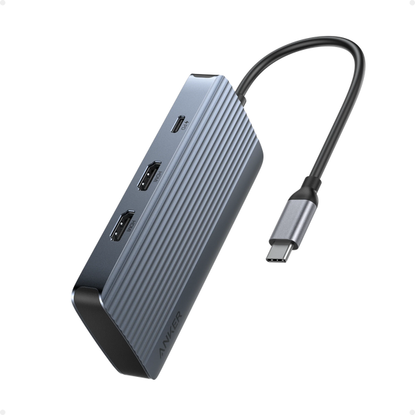 مجمّع منافذ Anker 7-in-1 USB-C Hub (المحوري) A8374AA1
