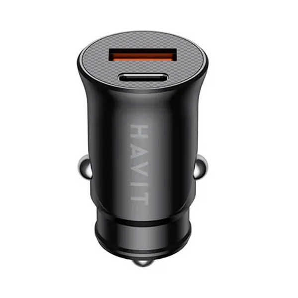 شاحن سيارة هافيت (Havit) - الموديل CC2022 USB Type-C+USB-A