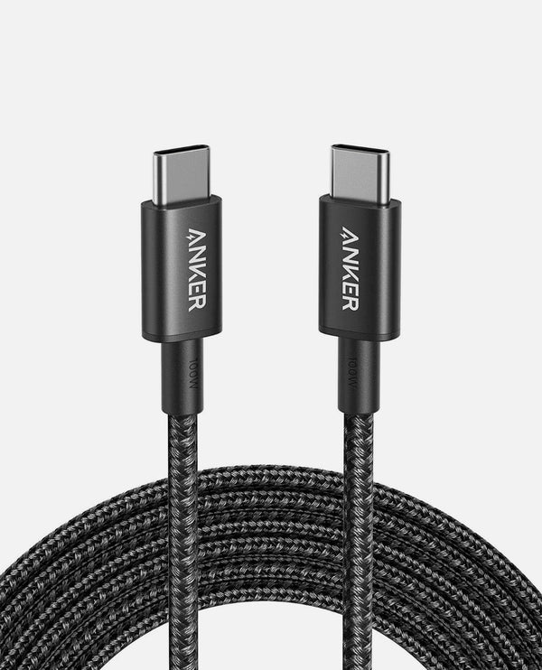 Anker 333 USB-C to USB-C Cable 60W Braided 6ft - Black