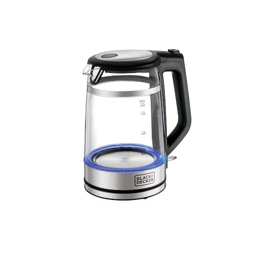 غلاية بلاك اند ديكر الزجاجية (Black&Decker) - الموديل GK220-B5