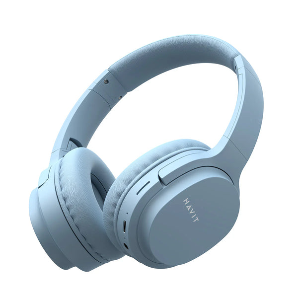 سماعة Havit I62 اللاسلكية ( Headwear  Headset) خيار ميزانية شامل: تشغيل  8  ساعات، تصميم قابل للطي، ودعم  AUX/SD  Card