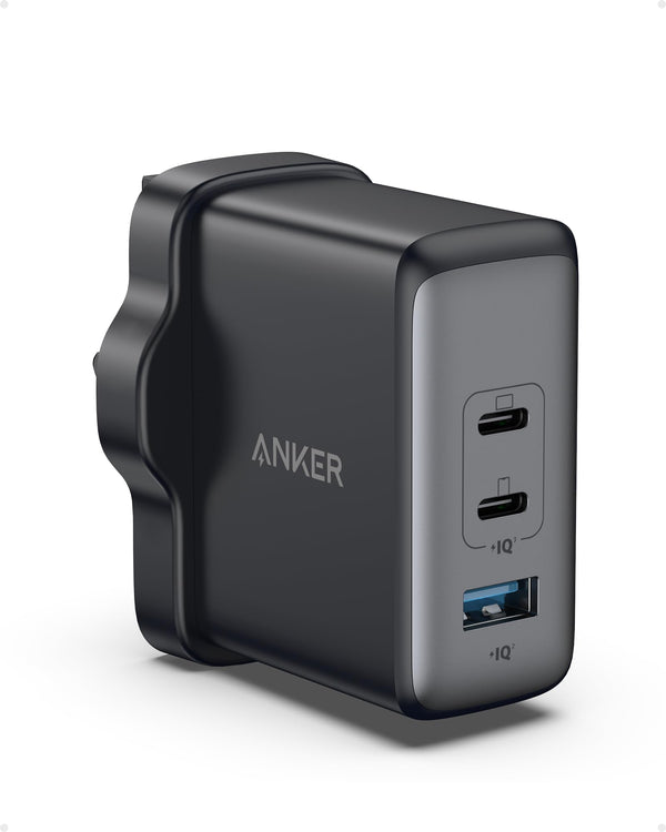 Anker 100W USB C Charger, 736 Charger (Nano II 100W), 3-Port  بلك شاحن انكر جداري بقدرة شحن 100 بلك واط