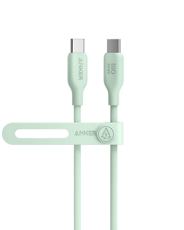 Anker 544 USB-C to C Cable (Bio-Nylon 3ft)  كيبل من انكر تايب سي الى تايب سي
