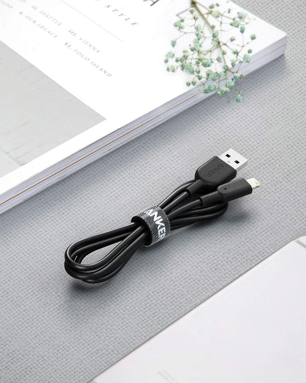 Anker Powerline II Lightning Cable, [3ft MFi Certified] USB Charging/Sync Lightning  كيبل من انكر