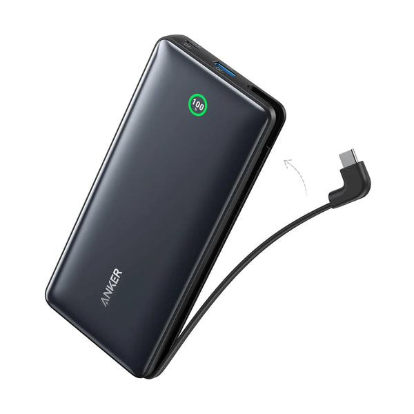 Anker Nano Power Bank 20000mah 30W Built-In USB-C Cable A1387