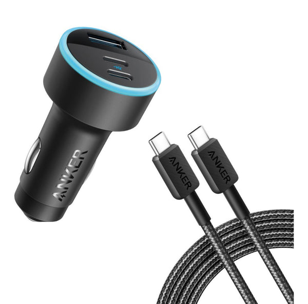 Anker - 335 67W Car Charger Bundle with cable شاحن سيارة مع كيبل