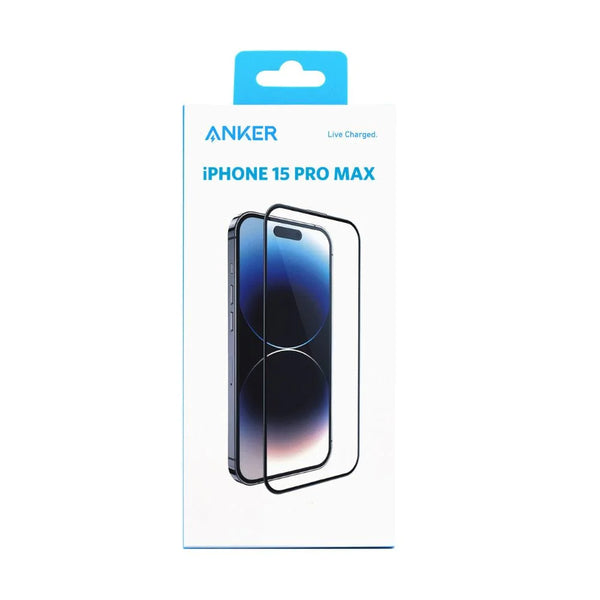 Anker Tempered Glass Screen Protector for iPhone 15 Pro Maxلاصق شفاف من انكر