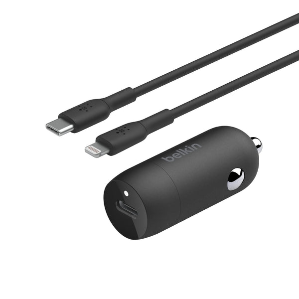 Belkin Boost↑Charge™ 30W Fast Car Charger, Compact Design w/USB-C Power Delivery Port شاحن سيارة من بلكن