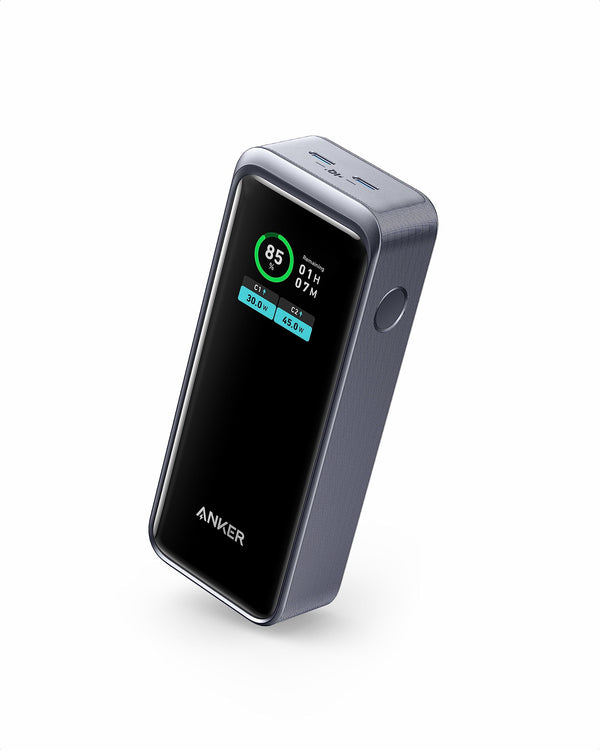 Anker Prime Power Bank • 12,000 mAh • 2-Port Portable Charger • with 130W Output