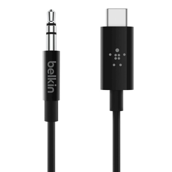 Belkin RockStar 3.5 mm Audio Cable With USB-C Connector, 90cm