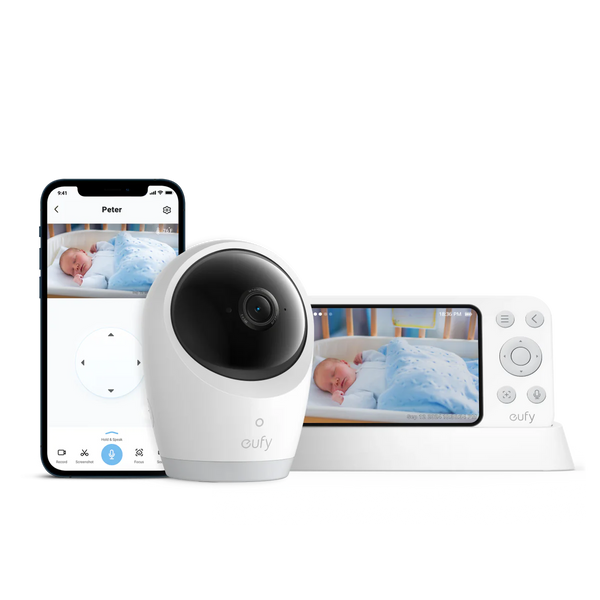 Anker eufy Baby Monitor E21 White - جهاز مراقبة الاطفال الذكي من انكر