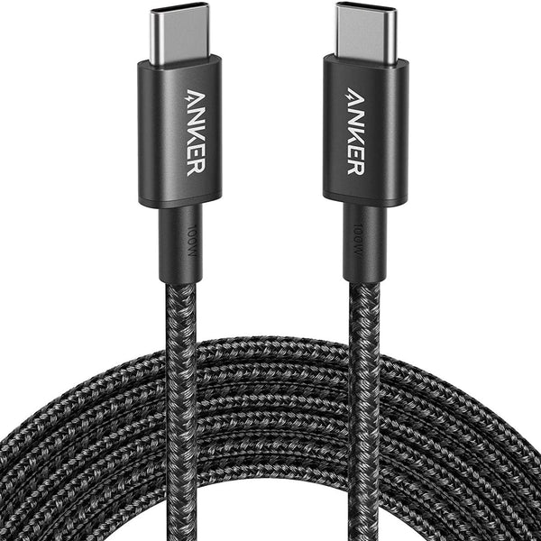 Anker 333 USB-C to USB-C Cable 100W Braided 3.3ft -
Black