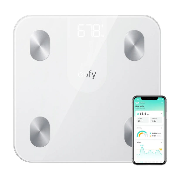 eufy Smart Scale A1 with Bluetooth, Body Fat Scale, Wireless Digital Bathroom Scale