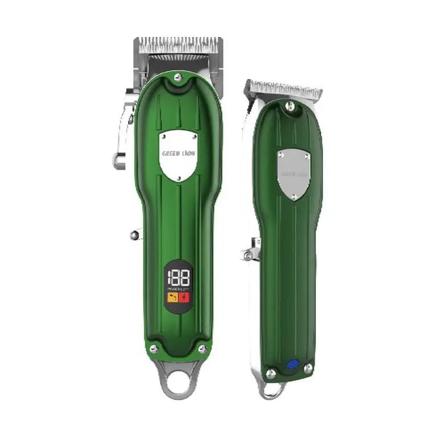 Green Lion 2 In 1 Professional Hair Trimmer - Dark Green