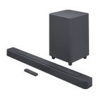 نظام JBL Bar 500 Soundbar ( 5.1  مع  DolbyAtmos  و MultiBeam™) قوة  590  واط، مضخم بيس  10  بوصات، وصوت  3D  افتراضي