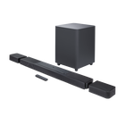 نظام JBL Bar 1300X Soundbar ( 11.1.4 ) نظام السينما المنزلية المطلق: قوة  1170  واط، سماعات لاسلكية قابلة للفك، ومضخم بيس  12  بوصة
