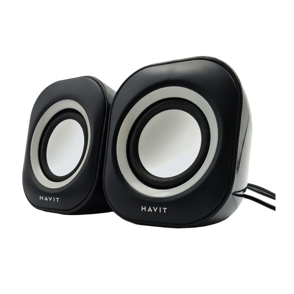 مكبر صوت Havit SK704 USB  2.0  سلكي سماعات كمبيوتر أساسية: طاقة  6W ، محركات  52mm ، وتصميم صغير الحجم