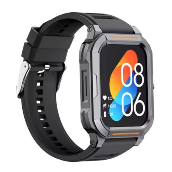 ساعة Havit M9040S الذكية ( Square Shaped ) - أسود شاشة  1.91  ′′   TFT  كبيرة،  100+  وضع رياضي، ومكالمات  Bluetooth
