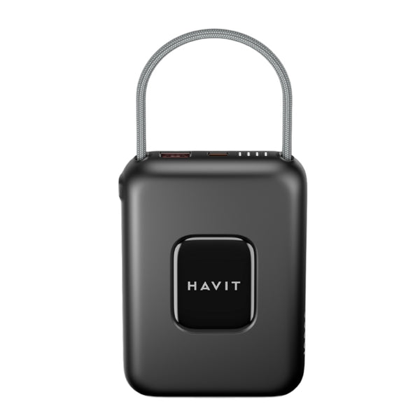 شاحن الطوارئ Havit PB32 ( 10,000mAh ,  22.5W ) خيار عملي: سعة  10,000mAh  مع شحن سريع ( 22.5W ) وكابل مدمج