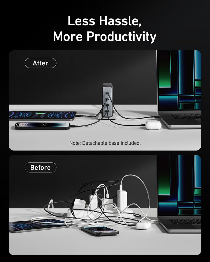 Anker 240W USB C Charger, Fast Compact 4 - Port GaN Charger for MacBook Pro/Air, iPhone, iPad Pro, Dell XPS, Galaxy, Pixel, Apple Watch - Eufy iraq