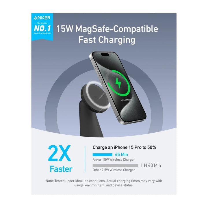 ANKER MagGo Wirelese Charger 2 in 1 Dock Stand with USB - C cable - Eufy iraq