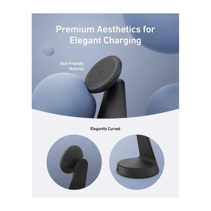 ANKER MagGo Wirelese Charger 2 in 1 Dock Stand with USB - C cable - Eufy iraq