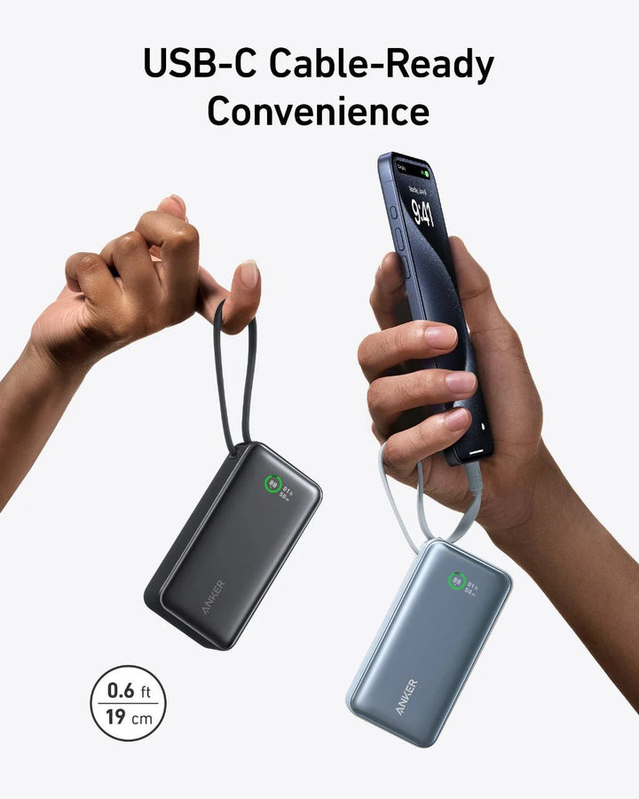 Anker Nano Power Bank (30W, Built - In USB - C Cable) - Eufy iraq