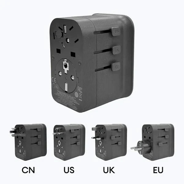 Anker Nano Travel Adapter 4 - in - 1 65W GaN Black - Eufy iraq