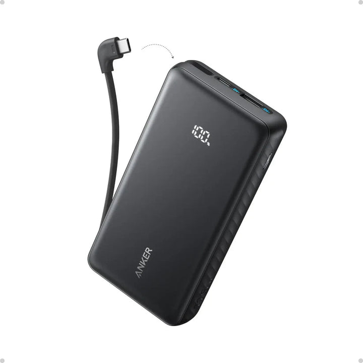 Anker Zolo Power Bank – ‎20 000 mAh / ‎22.5 - 30 W مع كابل USB - C مدمج - Eufy iraq