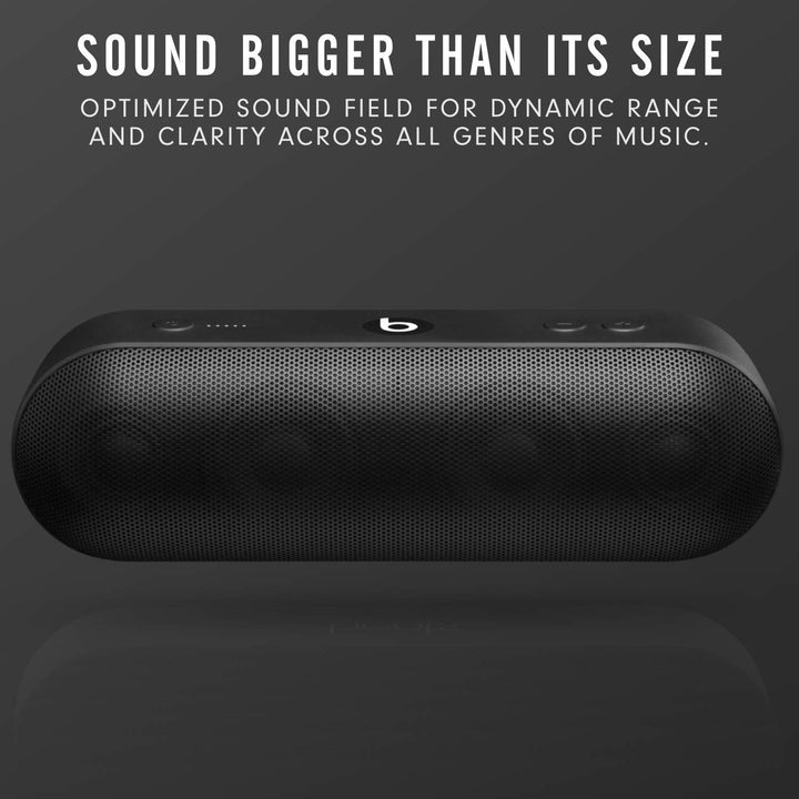 Beats Pill+ Portable Wireless Speaker - Stereo Bluetooth, 12 Hours of Listening Time, Microphone for Phone Calls - Black - Eufy iraq