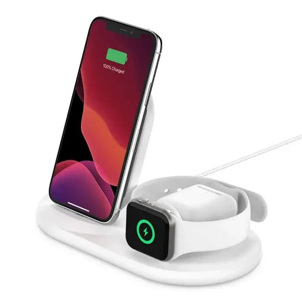 Belkin BoostCharge 3 - in - 1 Wireless Charger for Apple Devices - Eufy iraq