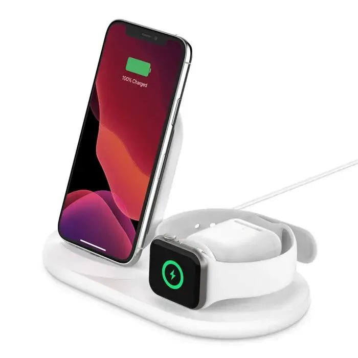 Belkin BoostCharge 3 - in - 1 Wireless Charger for Apple Devices - Eufy iraq