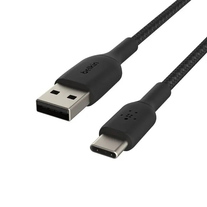 Belkin BoostCharge Braided USB - C to USB - A Cable (3m / 9.8ft, Black) - Eufy iraq
