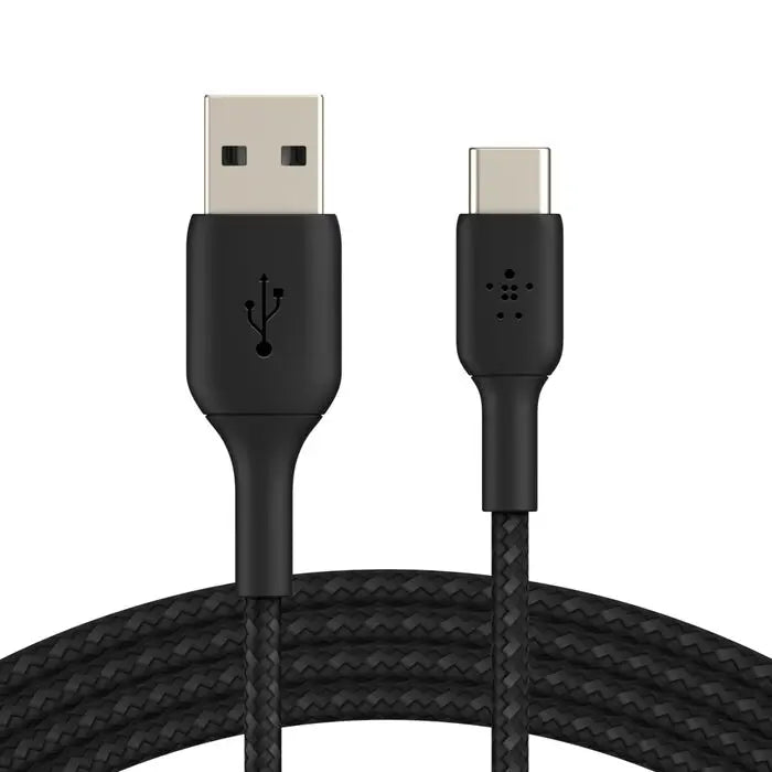 Belkin BoostCharge Braided USB - C to USB - A Cable (3m / 9.8ft, Black) - Eufy iraq