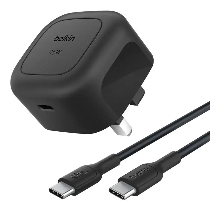 Belkin BoostCharge Compact USB - C Wall Charger 45W + USB - C Cable - Eufy iraq