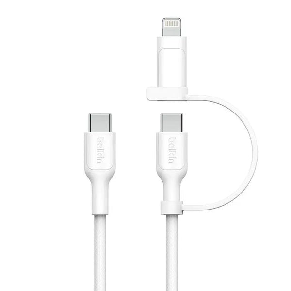 Belkin BoostCharge Pro 2 - in - 1 Cable with USB - C and Lightning Connector - Eufy iraq