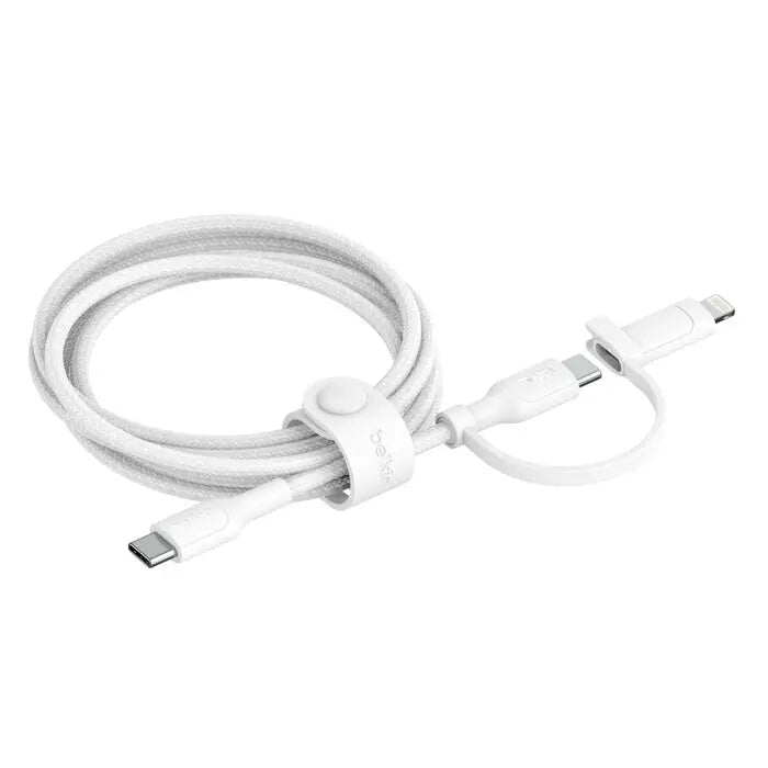 Belkin BoostCharge Pro 2 - in - 1 Cable with USB - C and Lightning Connector - Eufy iraq