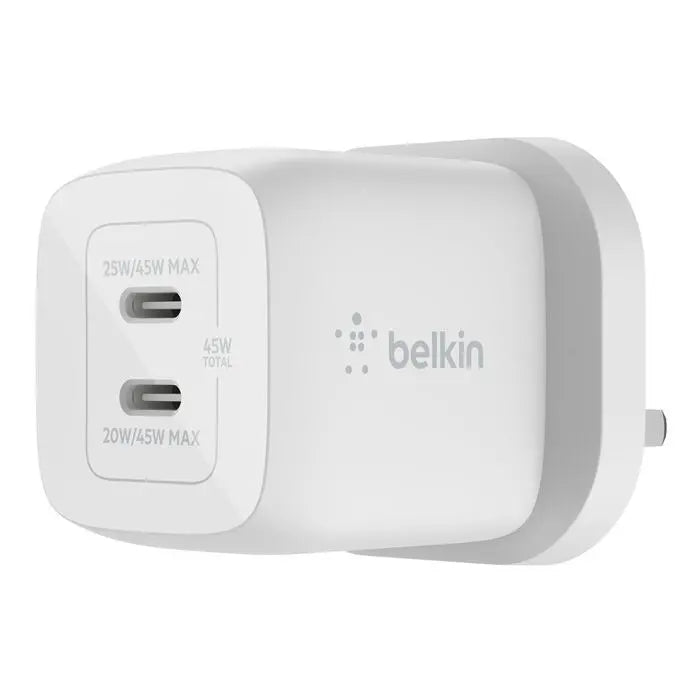 Belkin BoostCharge Pro Dual USB - C GaN Wall Charger with PPS 45W - Eufy iraq