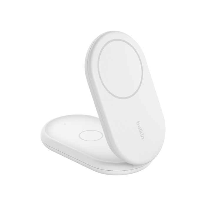 Belkin BoostCharge Wireless Charging Stand with Magnetic Qi2 15W, White - Eufy iraq