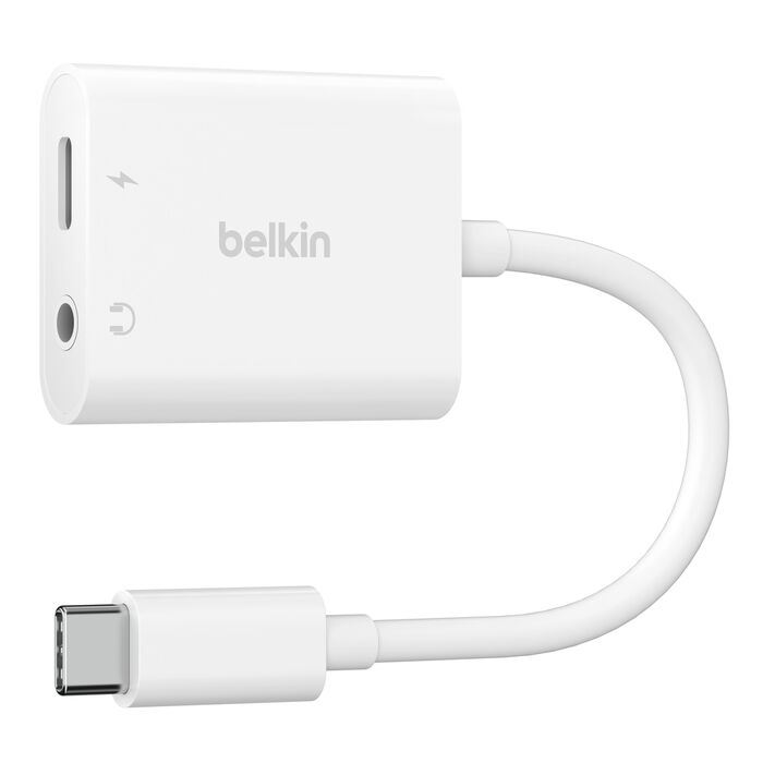 BELKIN ROCKSTAR 3.5mm AUDIO + USB - C CHARDE ADAPTER 60W - Eufy iraq