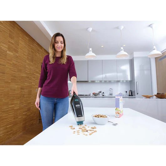 Black & Decker 14.4V 28.8Wh Cordless Stick Vacuum Cleaner, 2Ah Lithium - Ion Battery 2in1 Floor - Eufy iraq