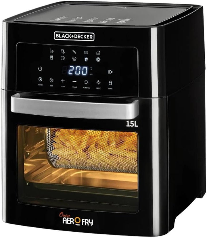 Black & Decker 15L Digital Air Fryer Oven, 1700W - Eufy iraq
